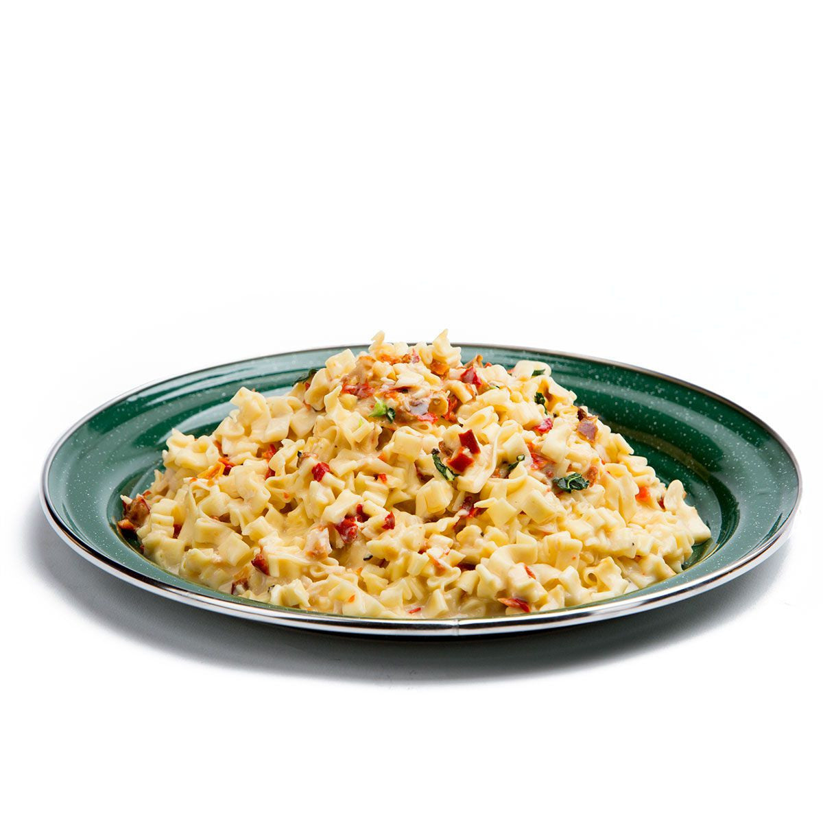 Freeze-dried chicken Alfredo pasta meal for camping