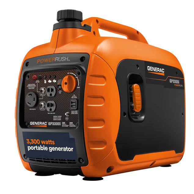 Generac GP3300i 3300-watt portable inverter generator with COsense technology