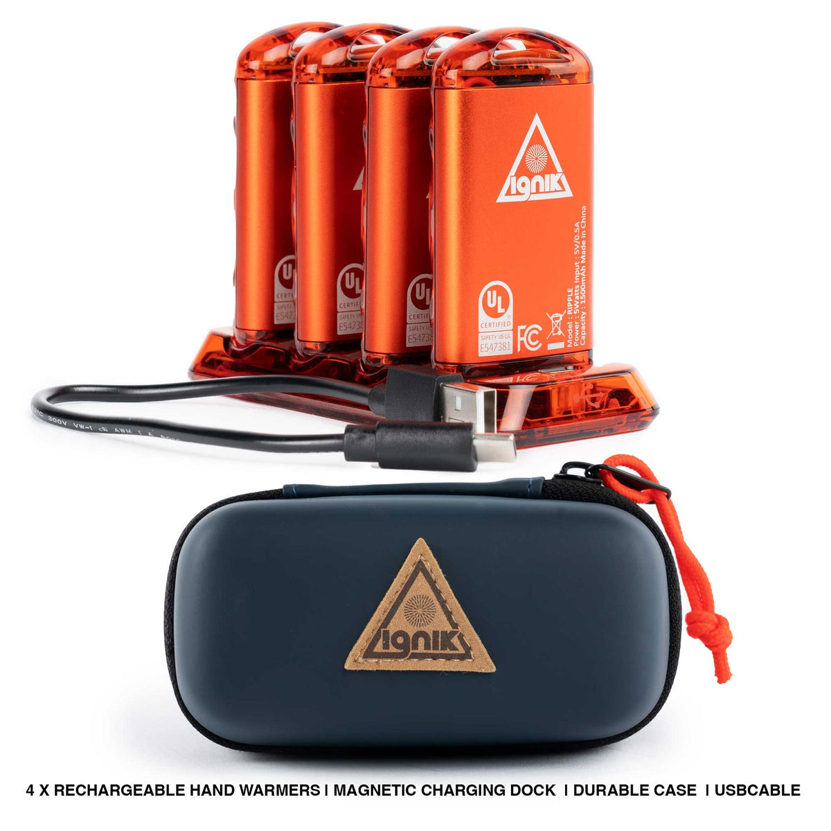 Ripple hand warmer Efficiency Mode long-lasting warmth