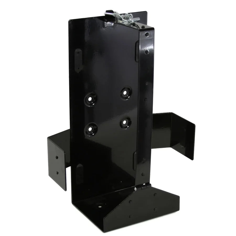 Heavy-duty Wavian 20L fuel can holder with locking bar