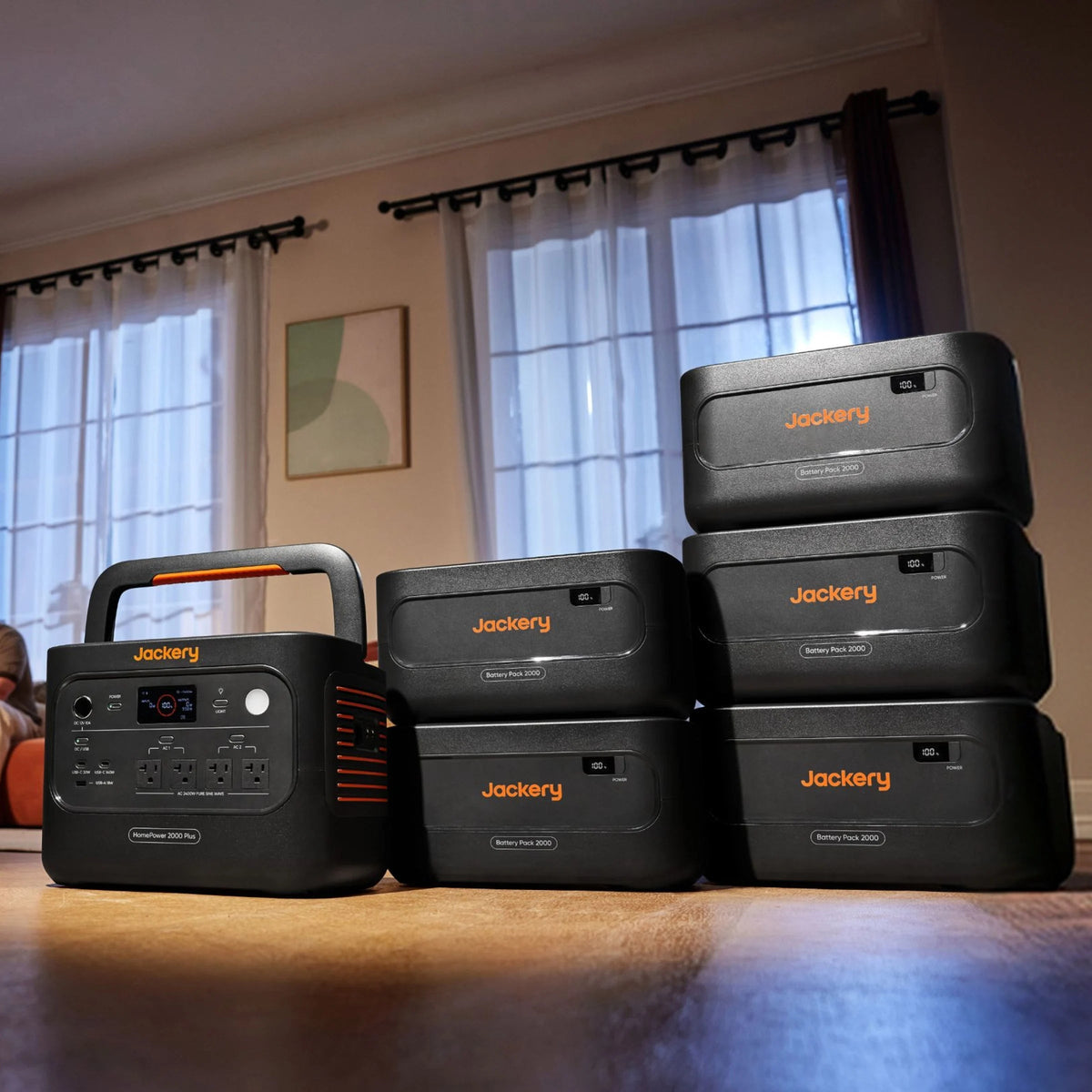 Jackery Battery Pack 2000 Plus v2 rear panel and connection ports