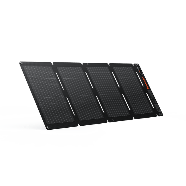 Jackery SolarSaga 40W Air lightweight portable solar panel with dual USB charging ports