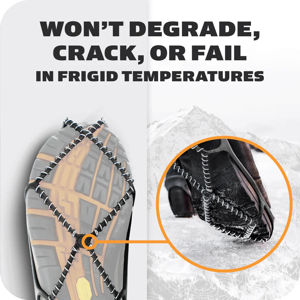 Yaktrax Walk 360-degree steel coil winter traction grip