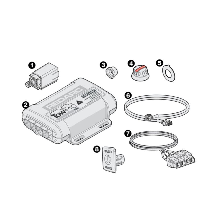 REDARC TPSI-001 universal switch insert panel for Tow-Pro Elite installation
