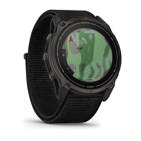 Enduro™ 3 Carbon Gray DLC Titanium with Black Ultrafit Nylon Strap