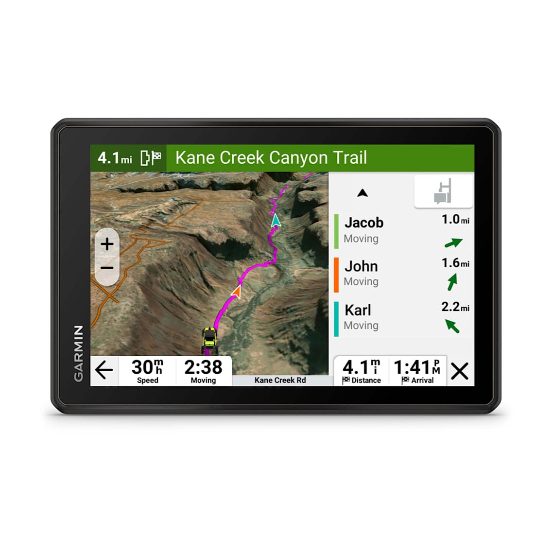Garmin Tread 2 rugged trail navigator with turn-by-turn off-road navigation and elevation maps