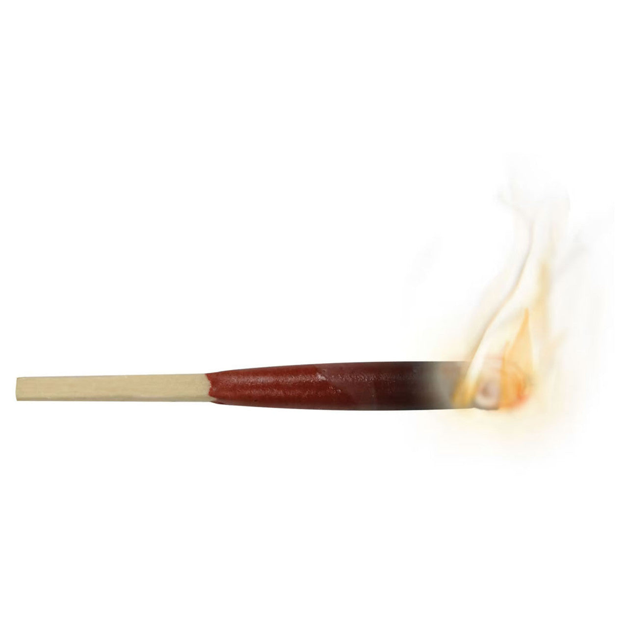 Thick Varnish - Each match has many layers of flammable varnish for a lasting, weatherproof flame
