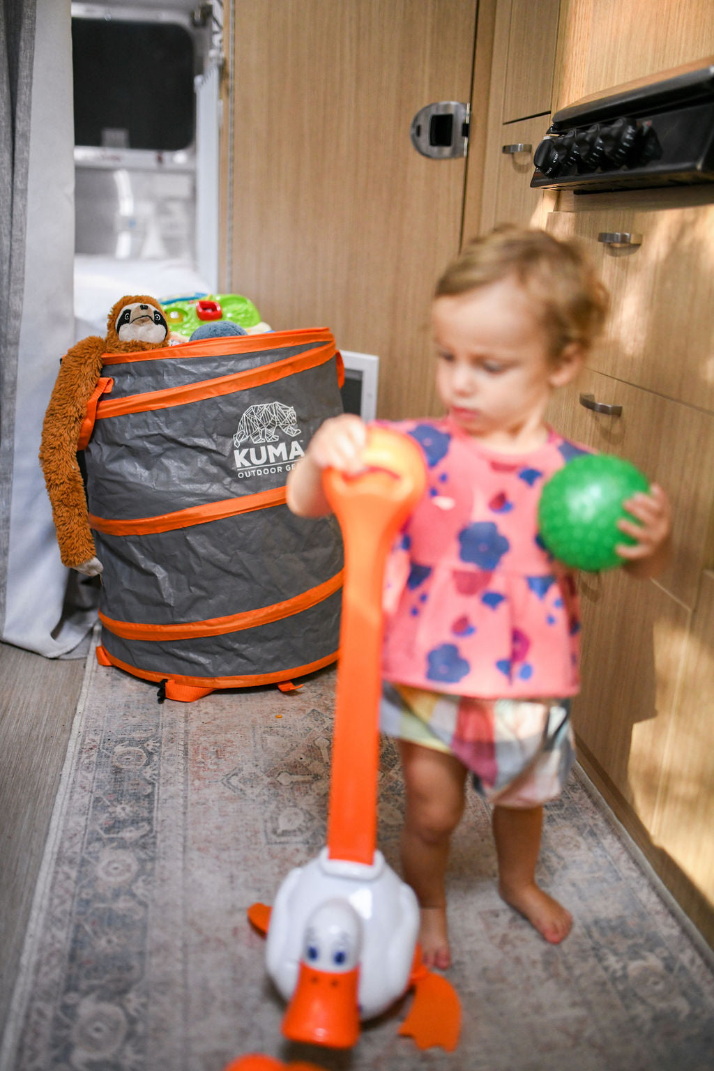 KUMA large 113 litre pop-up waste bin