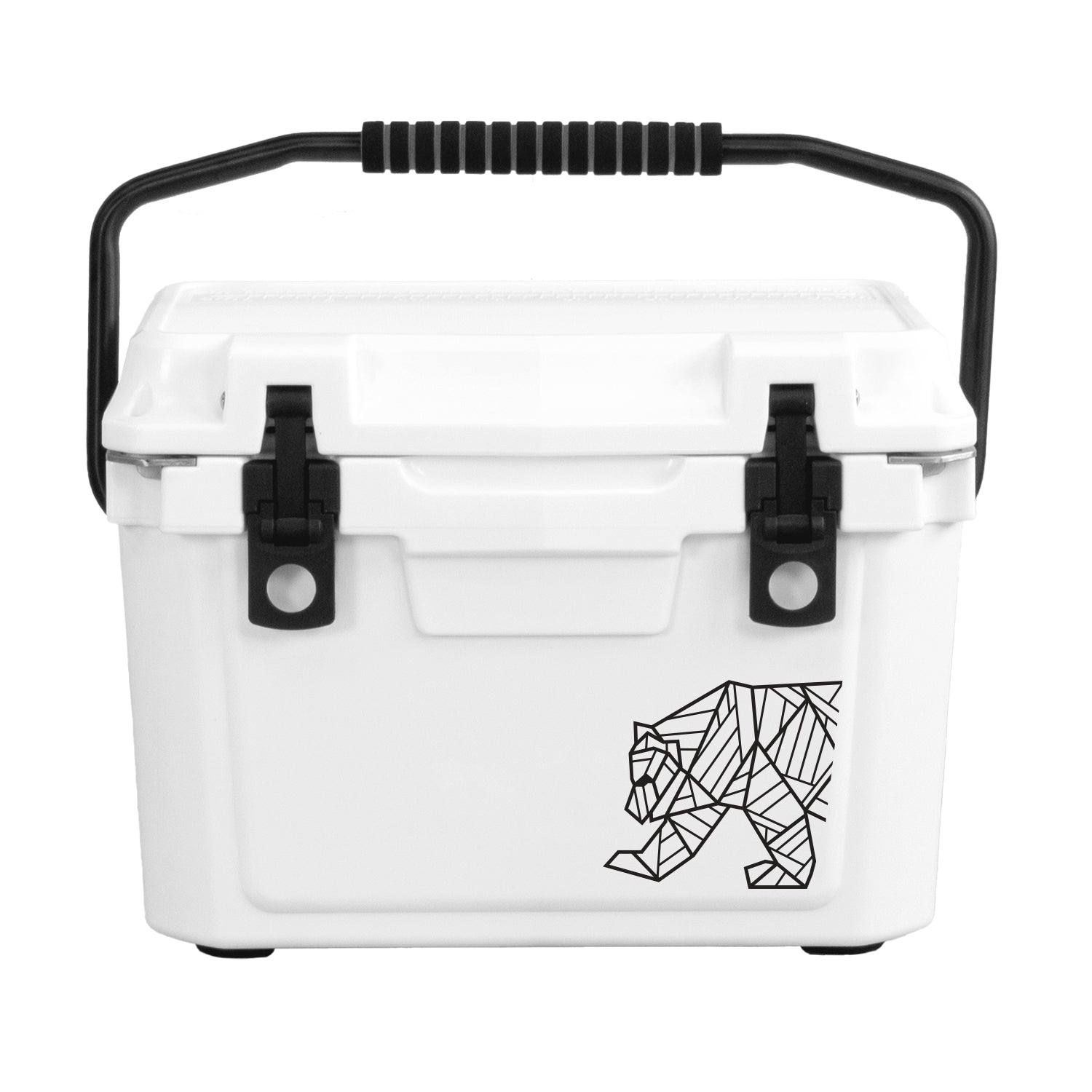 White 20 quart kuma ice box/cooler for camping