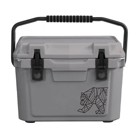 gray 20 quart kuma ice box/cooler for camping