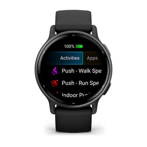 Different physical activities on Garmin smart watch