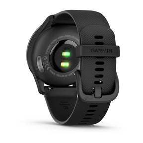 Heart rate monitor on garmin gps watch