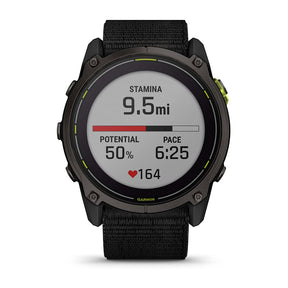 Enduro™ 3 Carbon Gray DLC Titanium with Black Ultrafit Nylon Strap