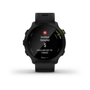 Garmin Forerunner 55 incident detection 