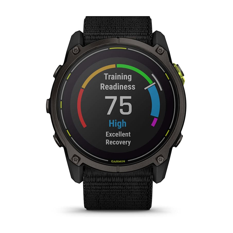 Enduro™ 3 Carbon Gray DLC Titanium with Black Ultrafit Nylon Strap