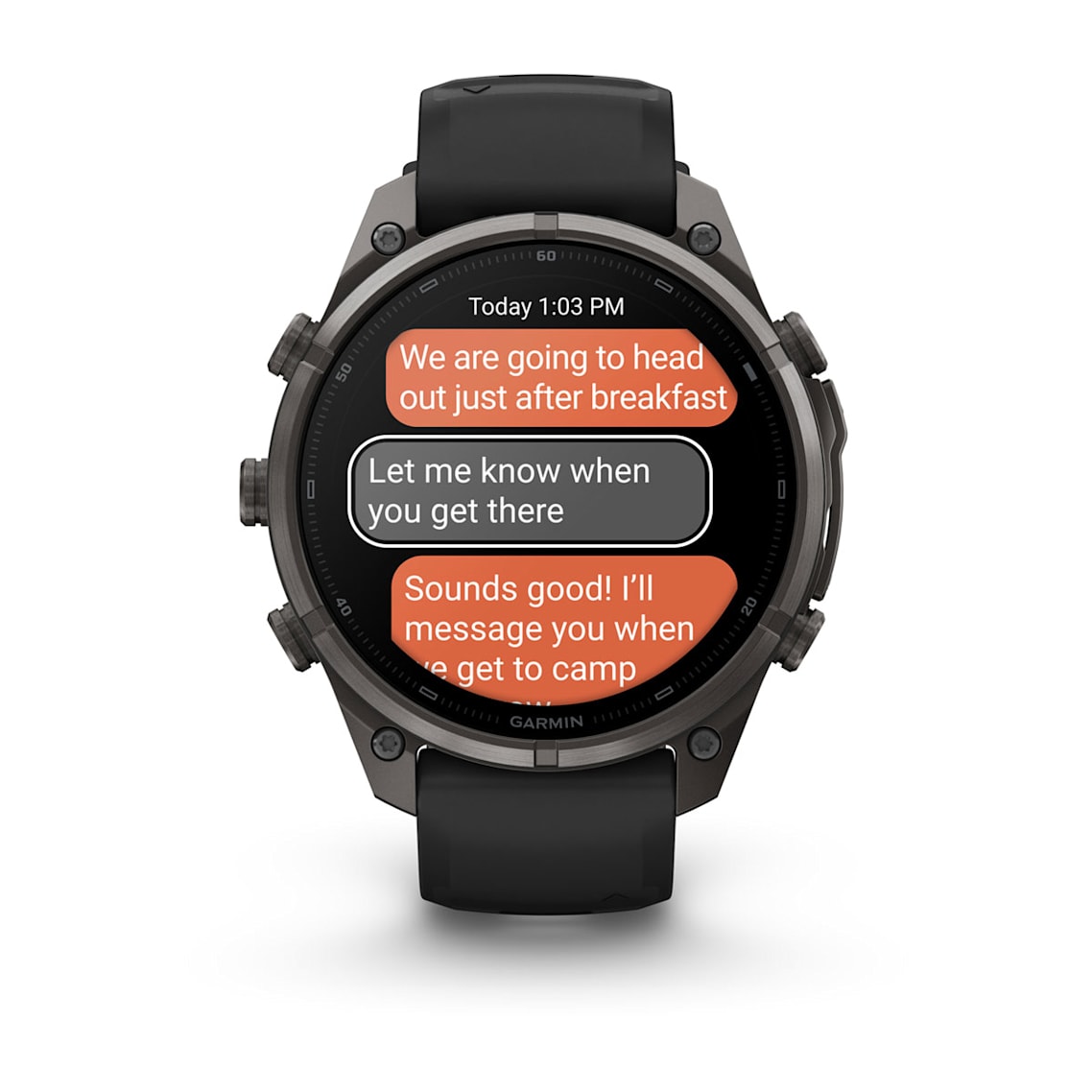 Garmin fēnix 9 Pro inReach smartwatch displaying workout and training data