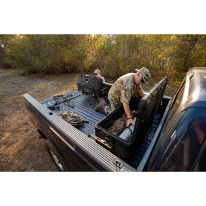 Pelican Cargo case with mounting interface plate for vehicle racks