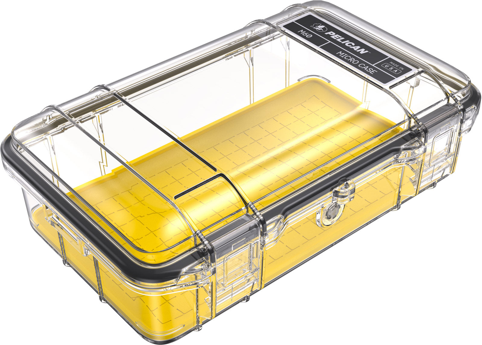 Small Protective Case with Dual Latches and Padlock Hole for Secure Storage
