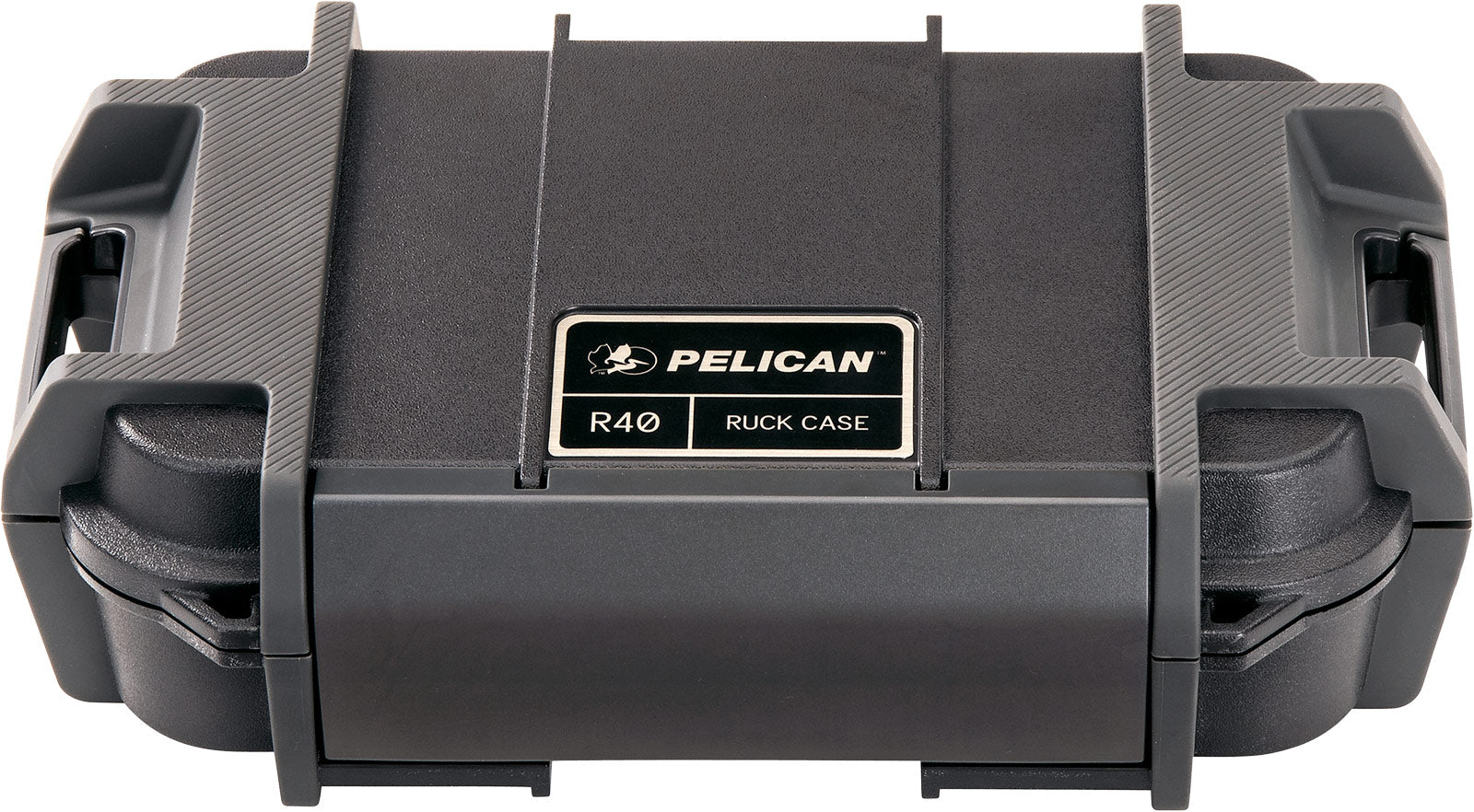 Close-up of the Pelican™ Personal Utility Ruck Case's ABS outer shell and rubberized bumpers, illustrating its impact- and abrasion-resistant features for high durability in rugged environments