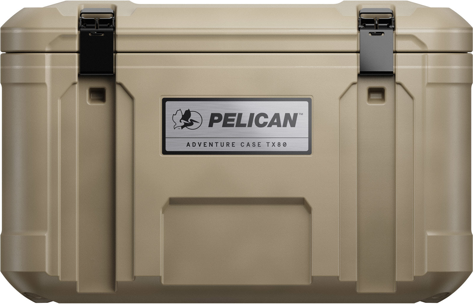Molded-in handles on Pelican TX80 case for easy transport
