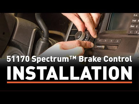 CURT Spectrum trailer brake controller with mounting options including drill mount and surface adhesive mount.