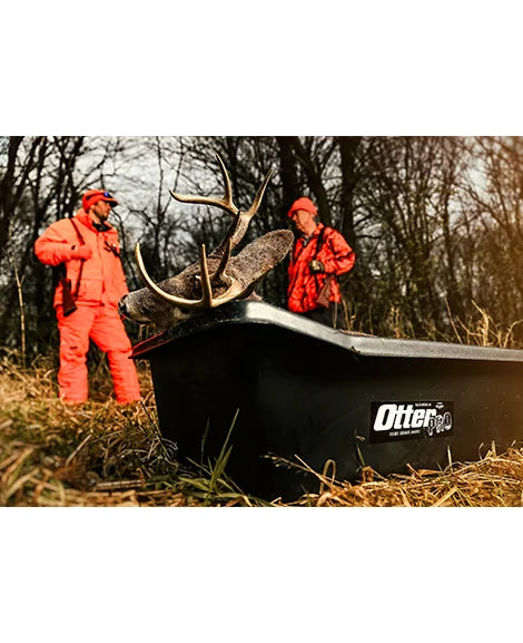 Otter Pro Sled Magnum raised front and rear cargo sled