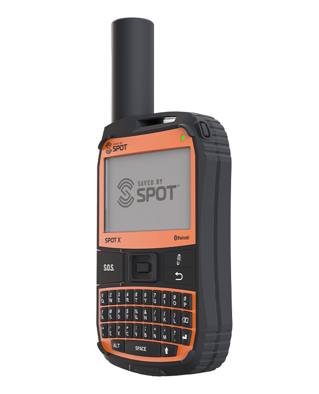 SPOT X satellite messenger with display and keypad