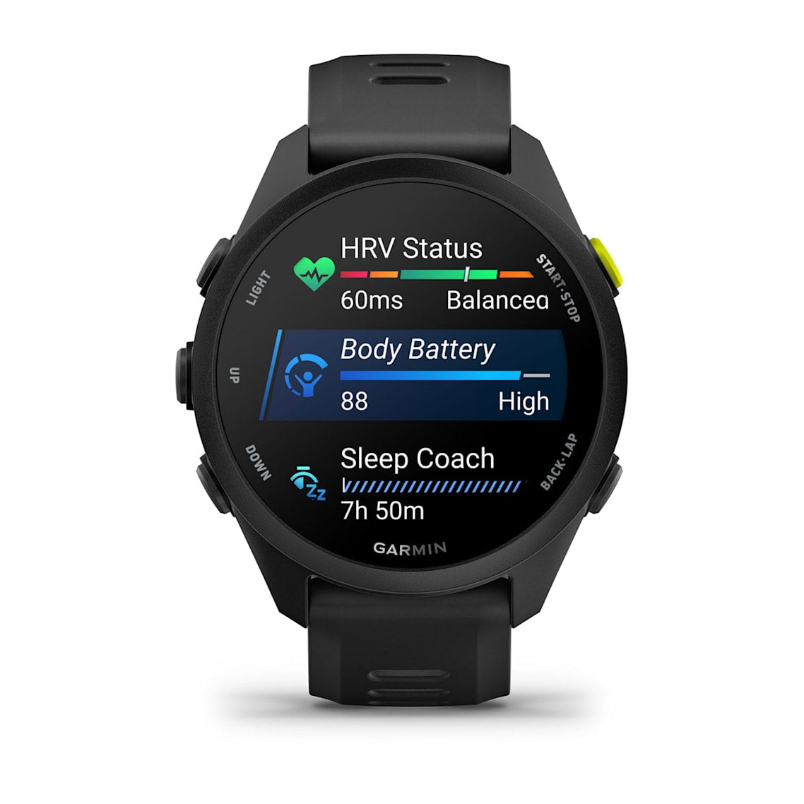 Garmin Forerunner 70 beginner-friendly GPS smartwatch with Garmin Coach training plans