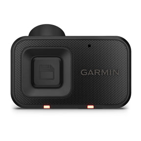 It records in 1080p HD video with a 140-degree wide field of view, ensuring that all details are captured in both bright and low light conditions, thanks to Garmin Clarity™ HDR optics.