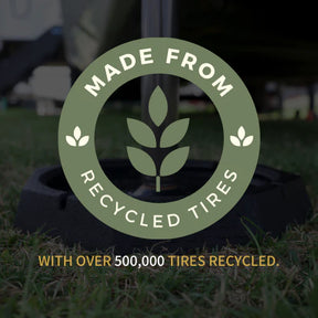 Snappads are made from recycled tires in US