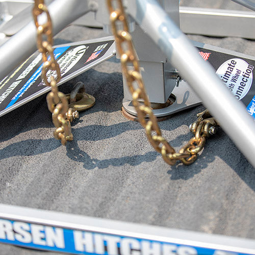 Heavy-duty safety chains for Ultimate 5th Wheel Connection – rail or gooseneck version
