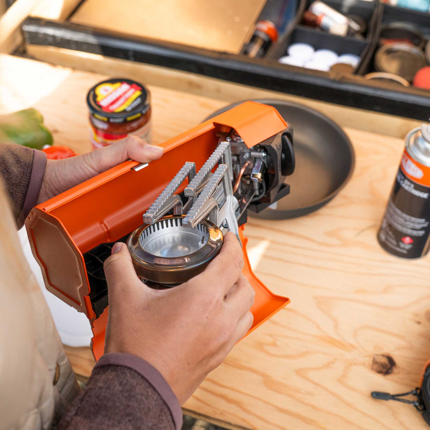 Piezo Ignition Stove for Easy Camp Cooking

