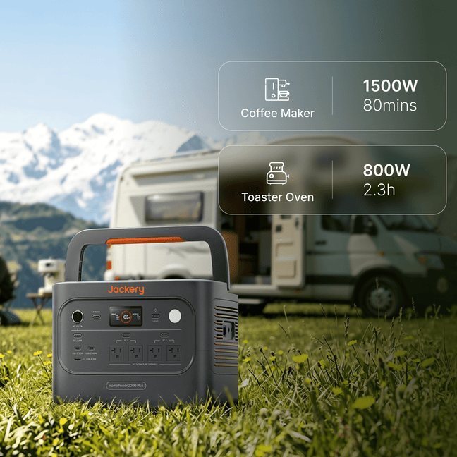 Jackery HomePower 2000 Plus V2 expandable battery backup power system