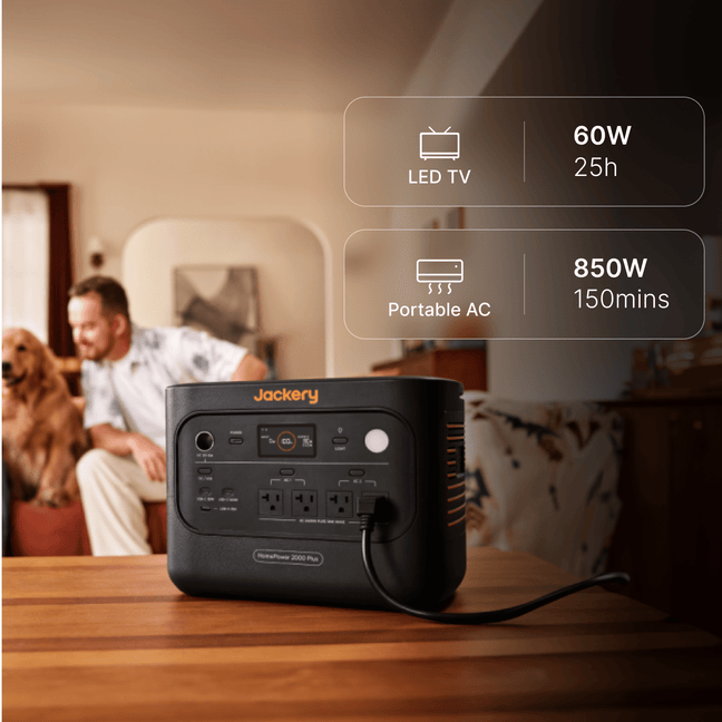 Jackery HomePower 2000 Plus V2 140W USB-C portable power station