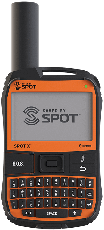 SPOT X 2-Way Satellite Messenger device front view