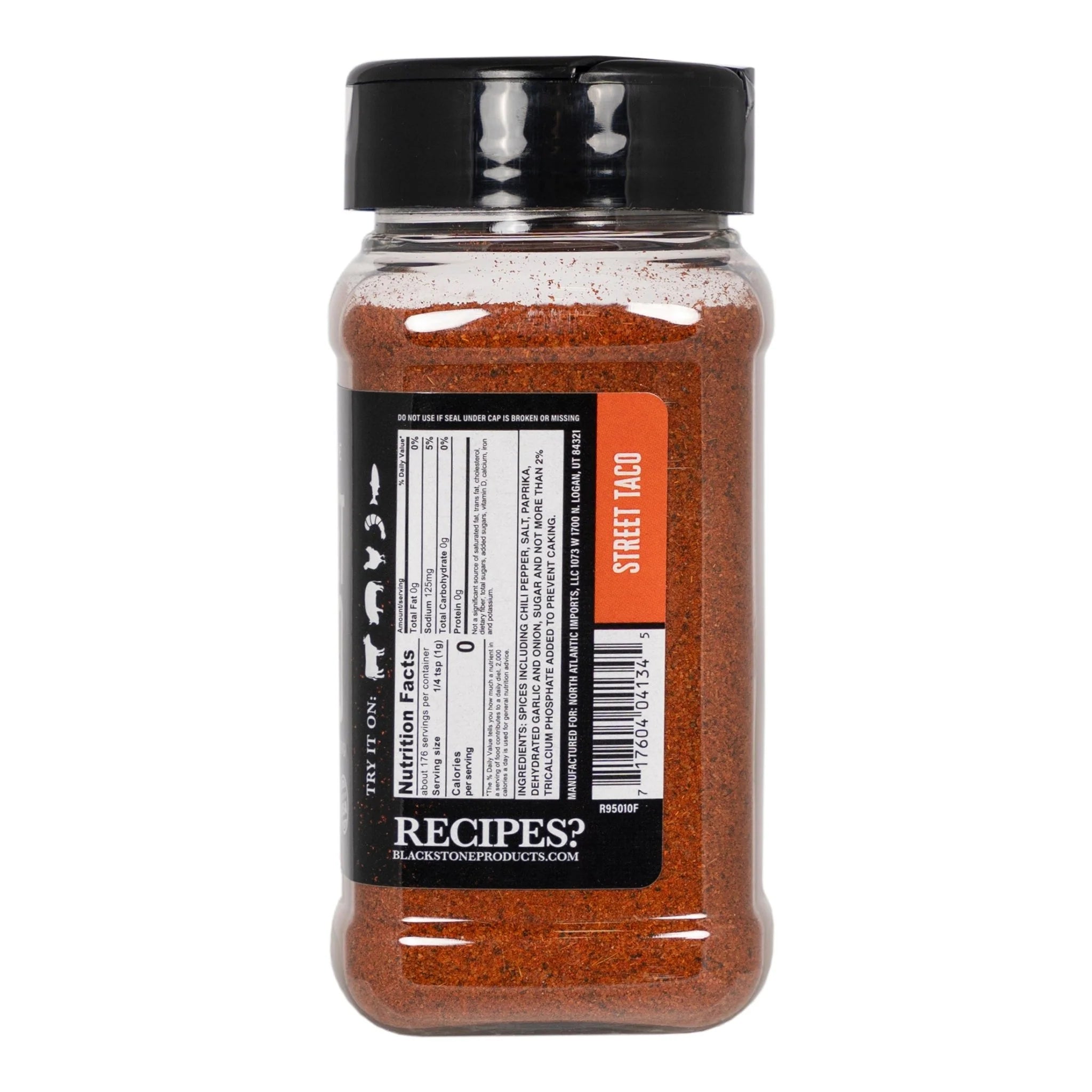 Blackstone taco seasoning 6.2 oz bottle for griddle and BBQ cooking