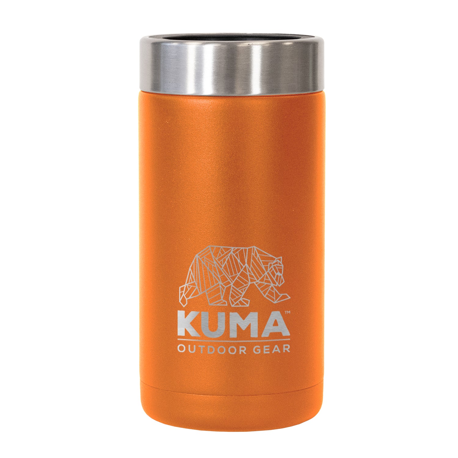 Orange tall can coozie