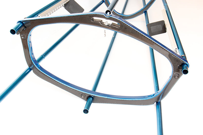 Complete TRAK 2.0 kit with rolling bag, sea sock, spray deck, and dry bags