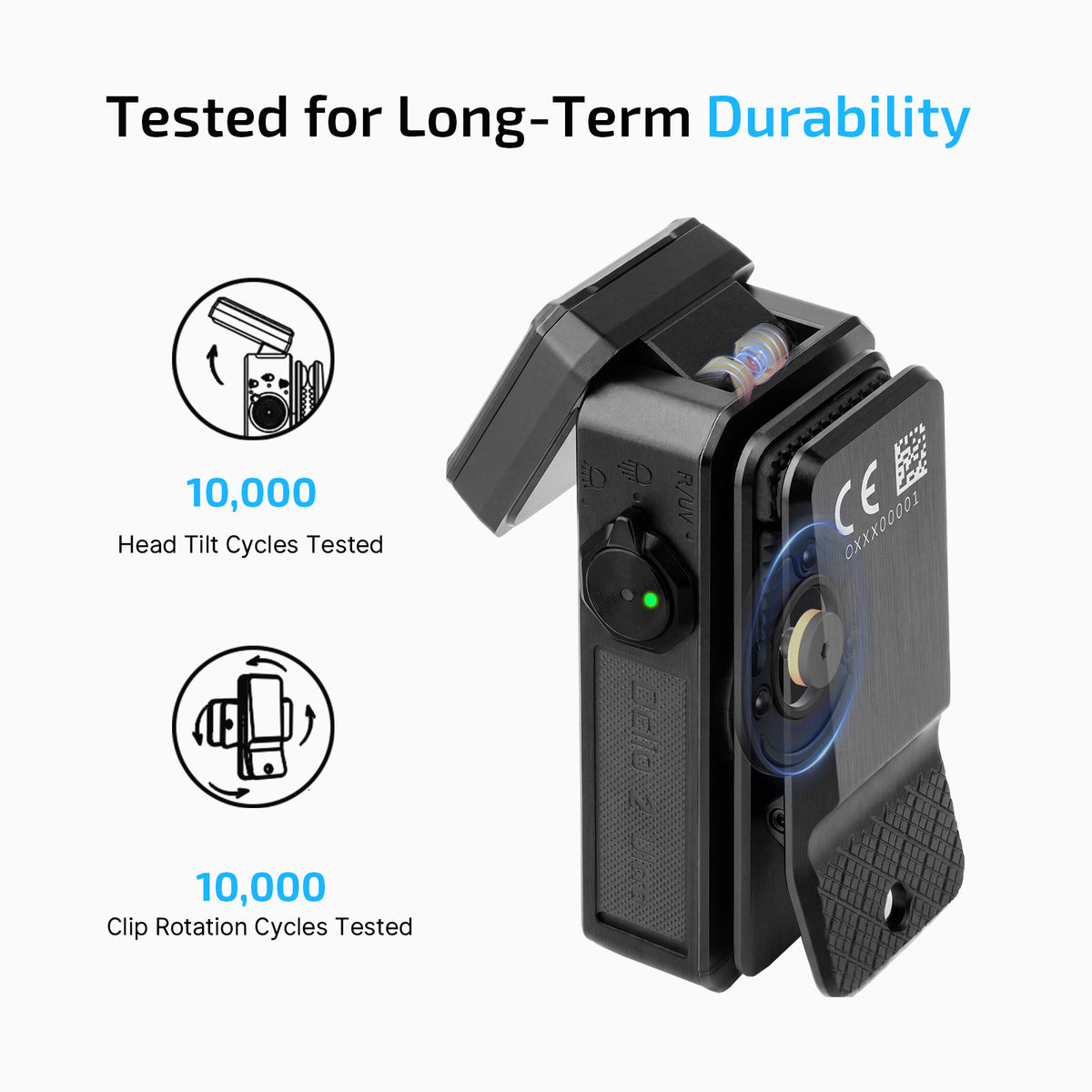 Olight Oclip 2 Ultra Onyx Black rechargeable work light