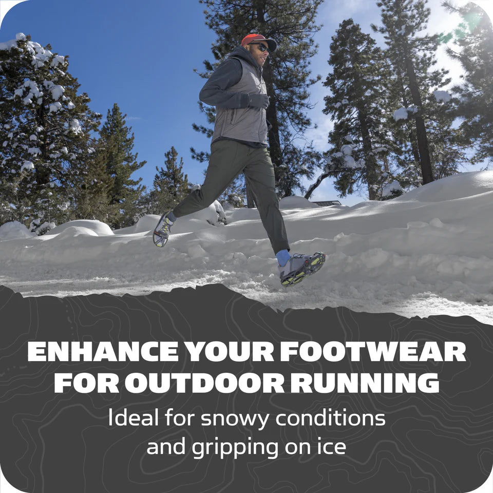 Yaktrax Run winter running spikes and steel coil traction device