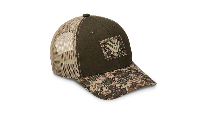 Vortex Nation camo mesh snapback cap