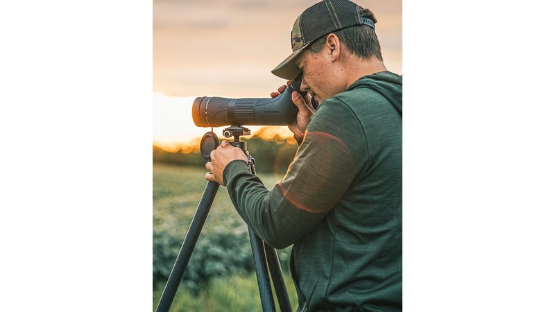Vortex Crossfire HD 16-48x65 angled spotting scope with lens covers