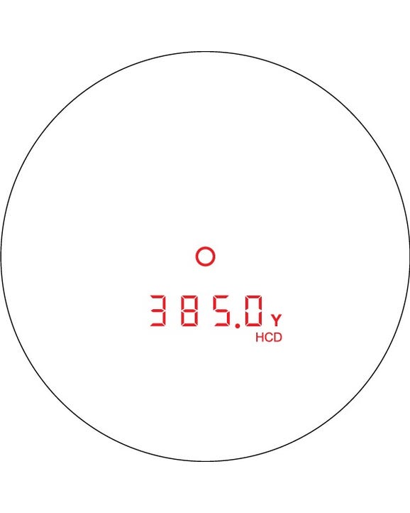Diamondback HD 2000 HCD angle compensated ranging display
