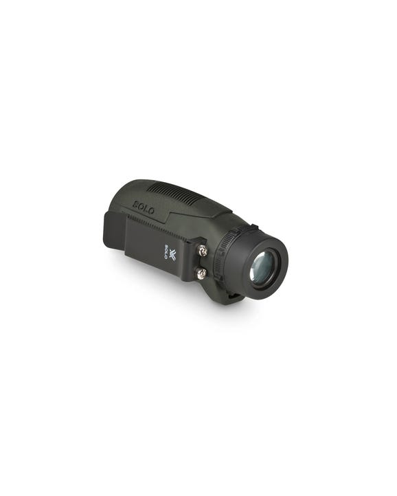 Front view of the Vortex Solo 8x36 monocular showing the 36 mm objective lens and compact design.