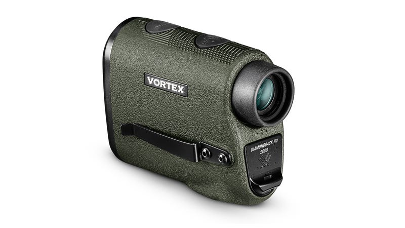 Diamondback HD 2000 laser rangefinder in outdoor hunting environment
