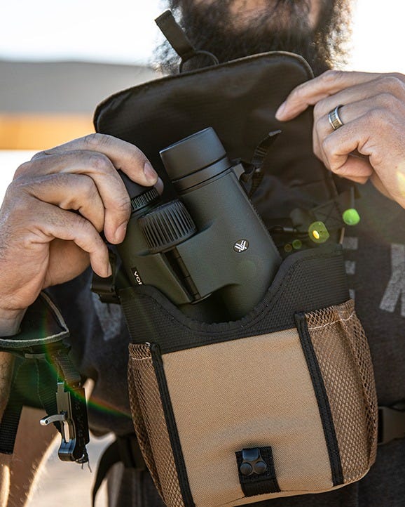 Triumph HD binoculars with fully multi-coated lenses for bright clear viewing
