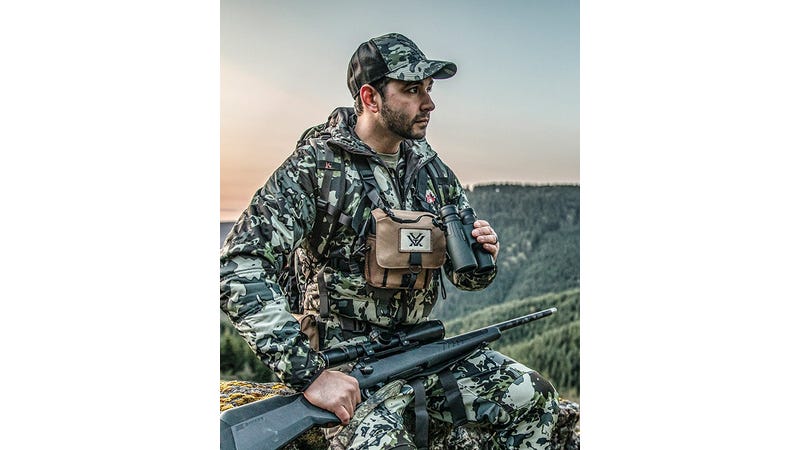 Viper HD binoculars folded position for portability