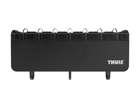 Thule 824PRO GateMate Pro bike rack for full-sized trucks with adjustable padded protection.