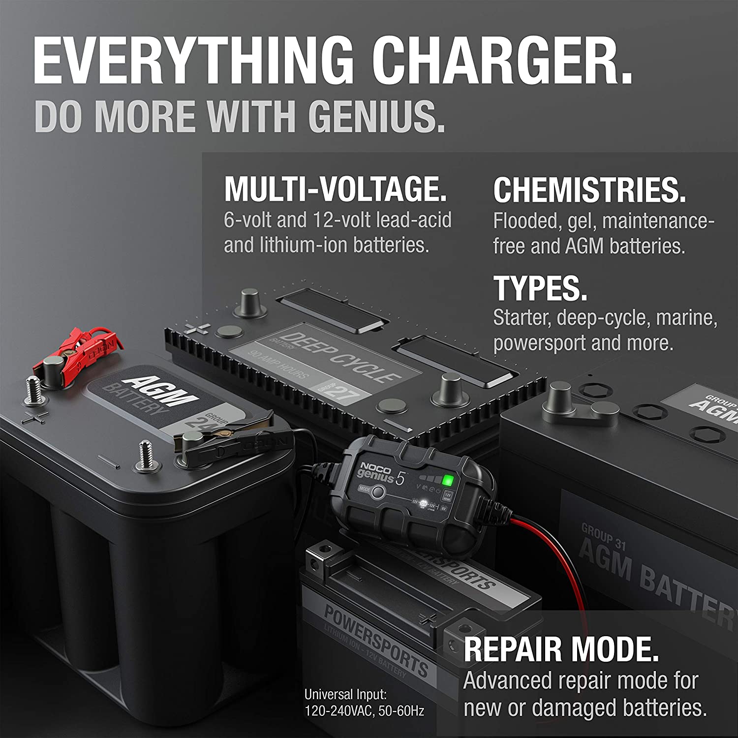 Chargeur de batterie Auto, désulfateur de batterie Intelligent 12V