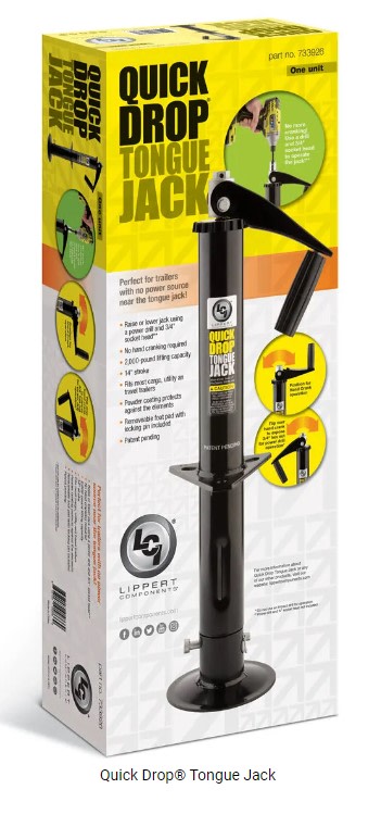 LIPPERT-QUICK DROP TONGUE JACK